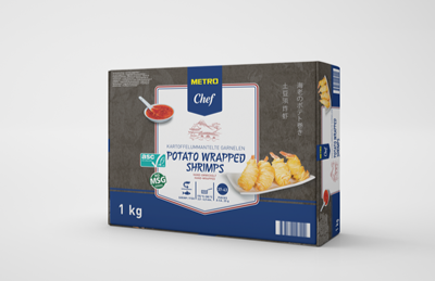 Creveti Cuib Cartof 1000 g