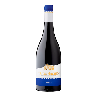 CRAMELE RECAS CASTEL HUNIADE Merlot Vin Rosu Demisec SGR 0,75 L - WALTI