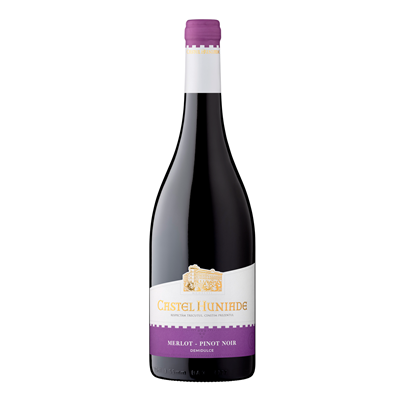 CRAMELE RECAS CASTEL HUNIADE Merlot/ Pinot Noir Vin Rosu Demidulce SGR 0,75 L - WALTI