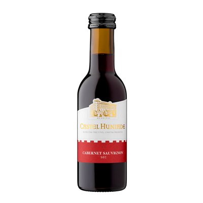 CASTEL HUNIADE Cabernet Sauvignon Vin Rosu Sec SGR 0,187 L - WALTI