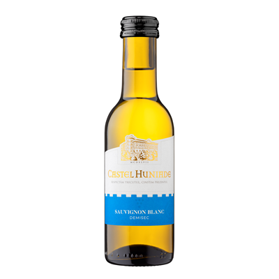 CASTEL HUNIADE Sauvignon Blanc Vin Alb Demisec SGR 0,187 L - WALTI