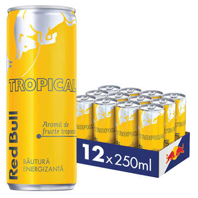Red Bull Bautura Energizanta cu Aroma de Fructe Tropicale SGR - WALTI