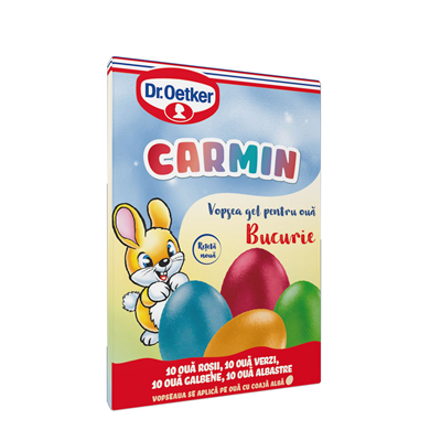 Dr.Oetker Carmin Vopsea Gel pentru Ouă Bucurie 20 g