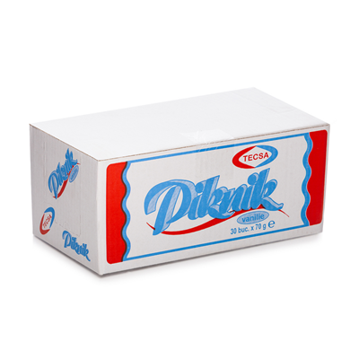 TECSA Biscuiti Piknik cu Aroma de Vanilie 30 x 70 g - WALTI