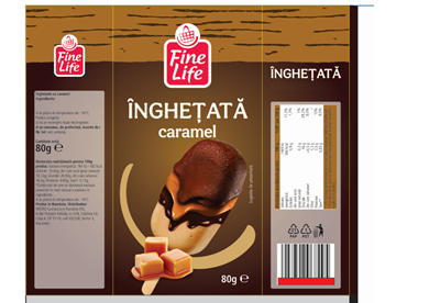Fine Life Inghetata Caramel 80 g