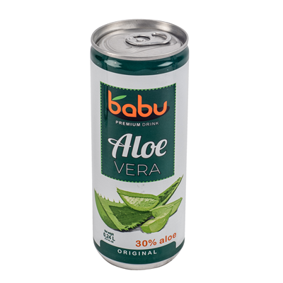 babu Bautura Racoritoare cu Aloe Vera Original SGR 240 ml