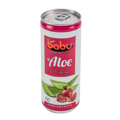 babu Bautura Racoritoare Aloe Vera si Rodie SGR 240 ml