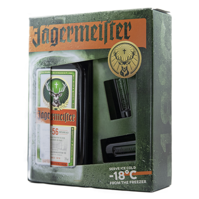 JAGERMEISTER Pachet Lichior 35% + 2 Pahare SGR 0,7 L - WALTI