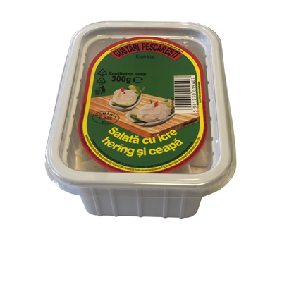 GUSTARI PESCARESTI Salata Icre Hering si Ceapa 300 g