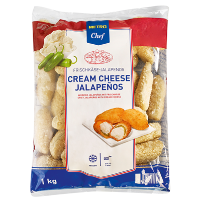 Jalapenos cu Crema de Branza 1 Kg ❄