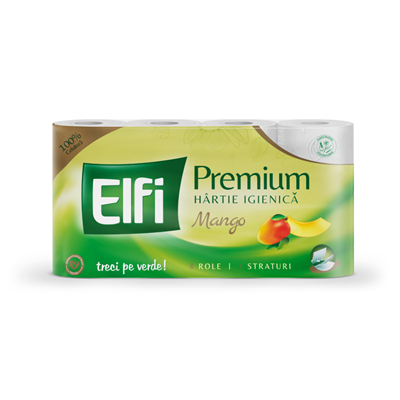 Elfi Hartie Igienica Mango 3 Straturi 8 role - WALTI