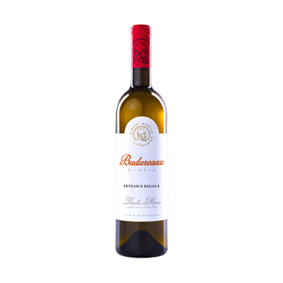 BUDUREASCA Feteasca Regala Clasic Vin Alb Demisec SGR 0,75 L