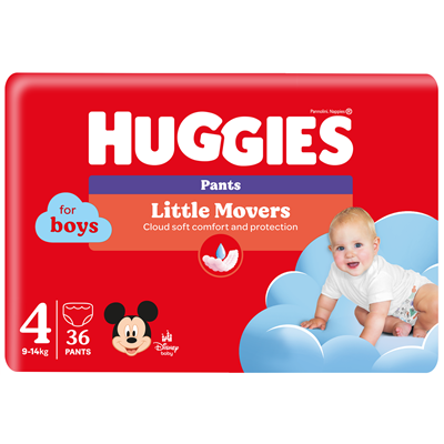 HUGGIES 36 Scutece Chilotel Marimea 4 Baieti 9-14 Kg