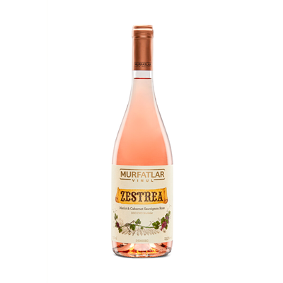 MURFATLAR VINUL ZESTREA Merlot & Cabernet Sauvignon Vin Rose Demisec SGR 0,75 L - WALTI