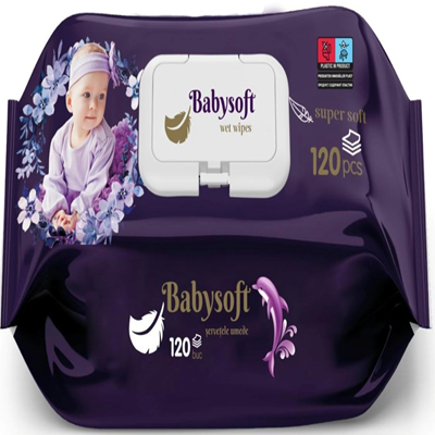 BABYSOFT 120 Servetele Umede Copii