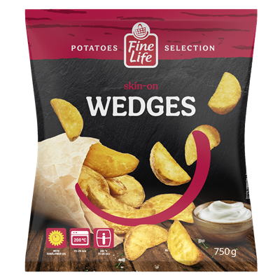 Fine Life Cartofi Wedges 750 g