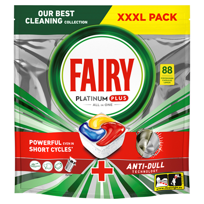 FAIRY All in One Platinum Plus Detergent Masina Spalat Vase 88 capsule