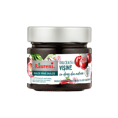 Raureni Dulceata Visine fara Zahar 240 g