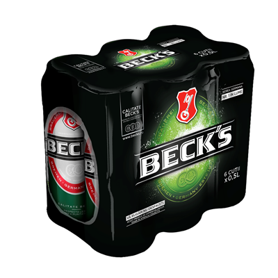 BECK'S Bere Doza SGR 6 x 0,5 L - WALTI