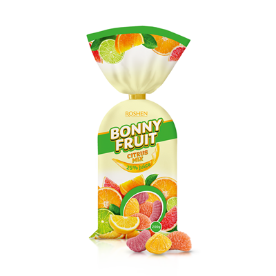 ROSHEN Bonny Fruit Jeleuri Fructe Citrus Mix 200 g - WALTI