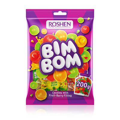 ROSHEN Bim Bom Dropsuri Fructe de Padure 200 g - WALTI