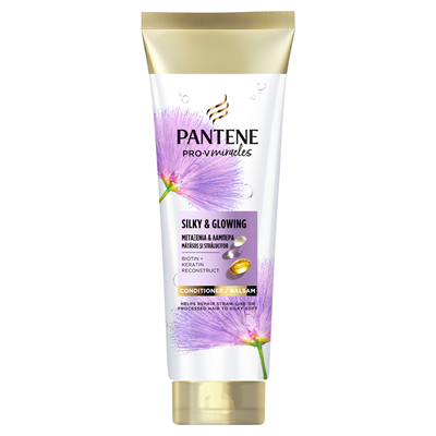 PANTENE Pro-V Miracles Silky & Glowing Balsam Par 160 ml - WALTI