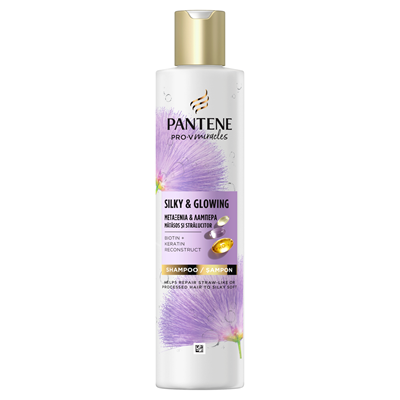 PANTENE Pro-V Silky & Glowing Sampon 250 ml - WALTI