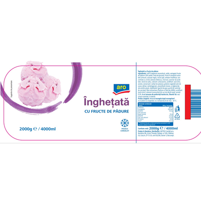 Inghetata Fructe Padure 2 Kg ❄