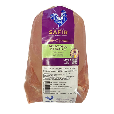 FAMILIA SAFIR DELICIOSUL DE VASLUI Piept Pui Dezosat fara Piele pret/kg ❄