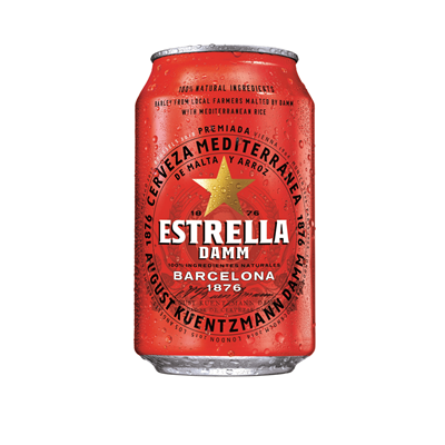 ESTRELLA Damm Bere Doza SGR 0,33 L - WALTI