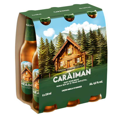 CARAIMAN Bere Blonda Sticla SGR 6 x 0,33 L - WALTI