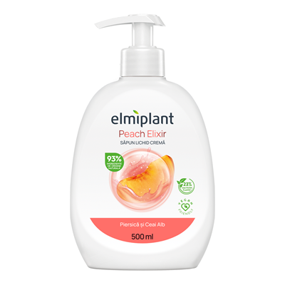 elmiplant Sapun Lichid Piersică și Ceai Alb 500 ml - WALTI