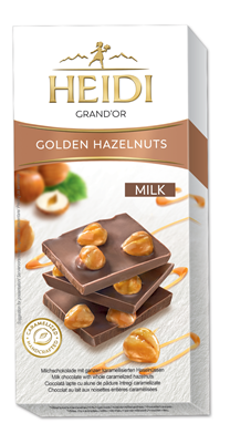 HEIDI Grand'Or Ciocolata Lapte & Alune 80 g