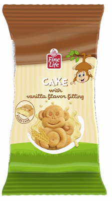 Fine Life Monkey Cake Prajitura Vanilie 24 x 30 g