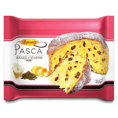 Boromir Pasca Branza si Stafide 650 g