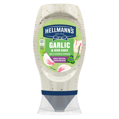 HELLMANN'S Sos Usturoi & Ierburi 260 g