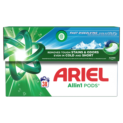 ARIEL Alpine 38 Capsule Detergent Rufe