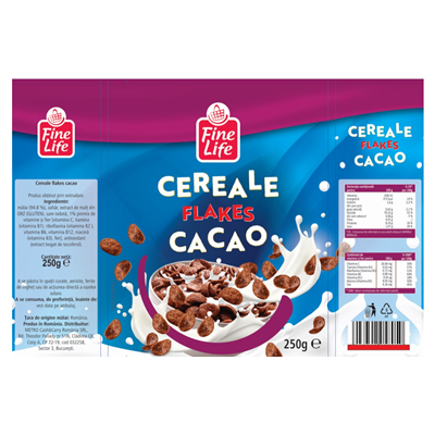 Fine Life Cereale Flakes Cacao 250 g