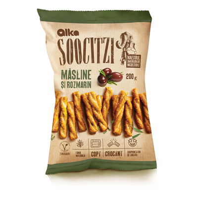 SOOCITZI Snack Masline si Rozmarin 180 g