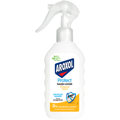 AROXOL Protect Solutie Lichida Impotriva Tantarilor 200 ml - WALTI