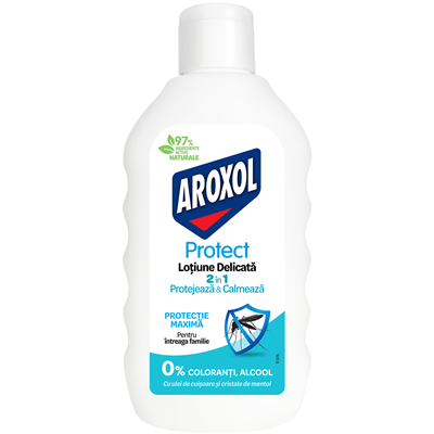 AROXOL Protect Lotiune Delicata Impotriva Tantarilor 200 ml - WALTI