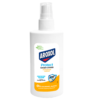 AROXOL Protect Solutie Lichida Impotriva Tantarilor 100 ml - WALTI