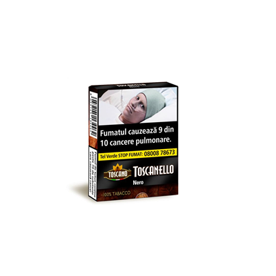 TOSCANO TOSCANELLO Nero Tigarete de Foi