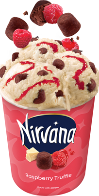 Nirvana Inghetata cu Zmeura si Trufe 313 g