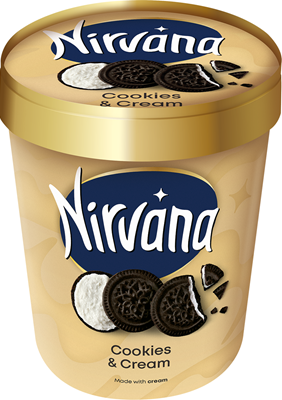 Nirvana Inghetata cu Biscuiti 302 g