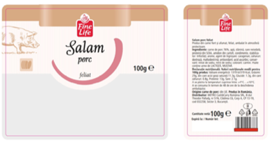 Fine Life Salam Porc Feliat 100 g