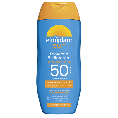 elmiplant sun Lotiune Protectie Solara & Hidratare SPF50 200 ml