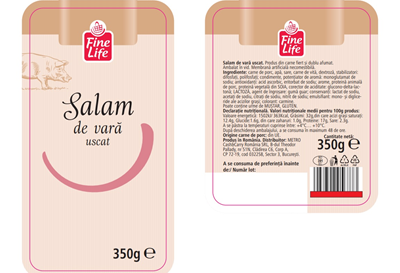 Fine Life Salam de Vara Uscat 350 g