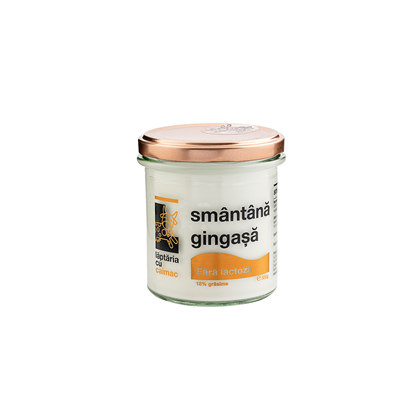 laptaria cu caimac Smantana Gingasa fara Lactoza 18% 300 g