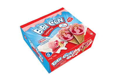ICE DYP Bibi Con Inghetata Capsuni 6 x 45 g